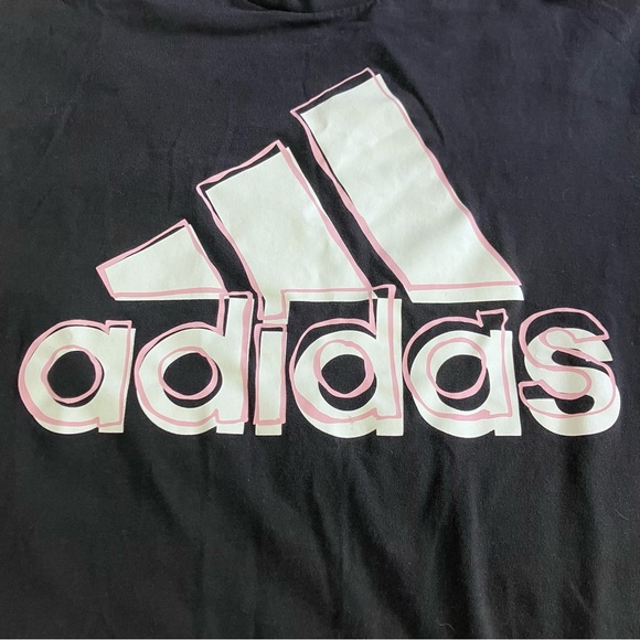 Adidas Black Crop Tee - Picture 2 of 7